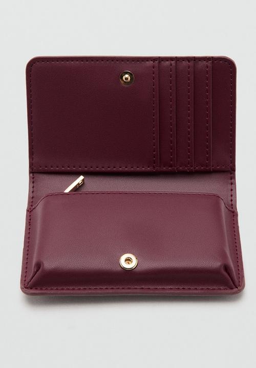 MANGO - Mch Victoria  Wallet - Dark Red