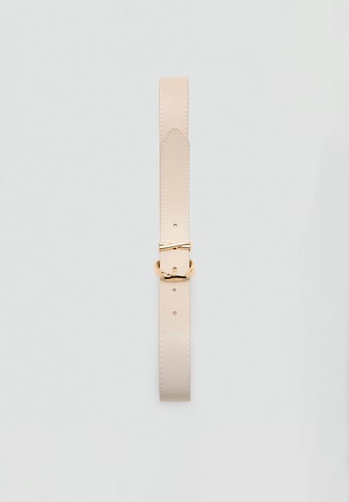 MANGO - Belt Twister - Light Beige