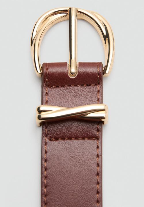 MANGO - Belt Twister - Brown