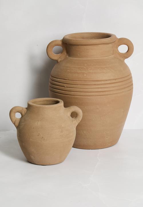 Sixth Floor - Medina Terracotta Vase - Terracotta