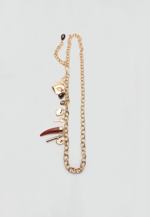 MANGO - Emma belt - gold
