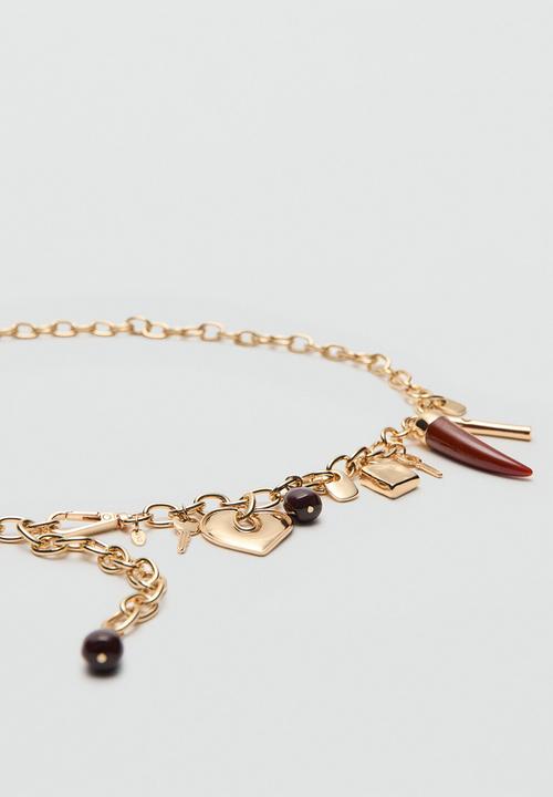 MANGO - Emma belt - gold