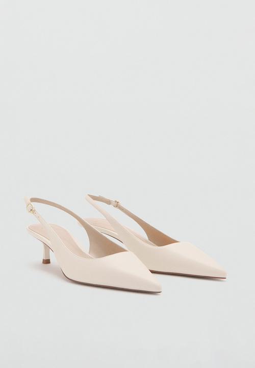 MANGO - Mona slingback heel - light beige