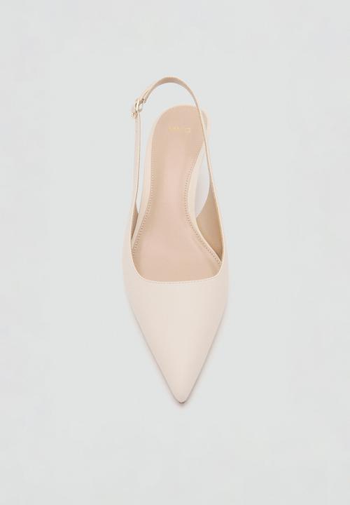 MANGO - Mona slingback heel - light beige