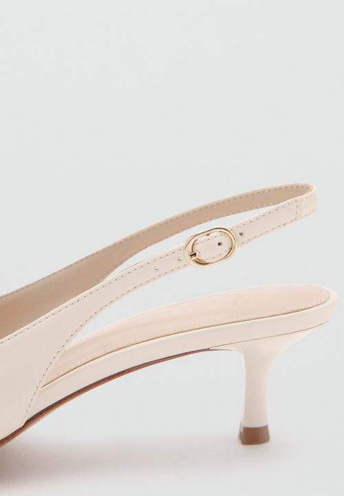 MANGO - Mona slingback heel - light beige