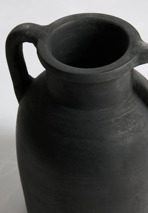 Sixth Floor - Mode Terracotta Vase - Black