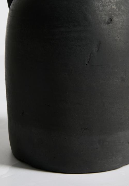 Sixth Floor - Mode Terracotta Vase - Black