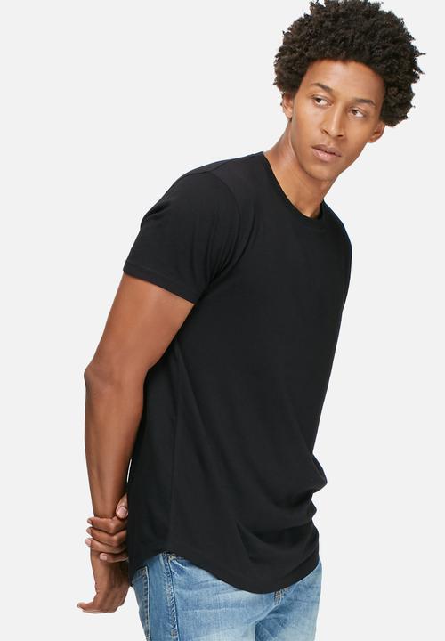basicthread - Curved hem longline tee