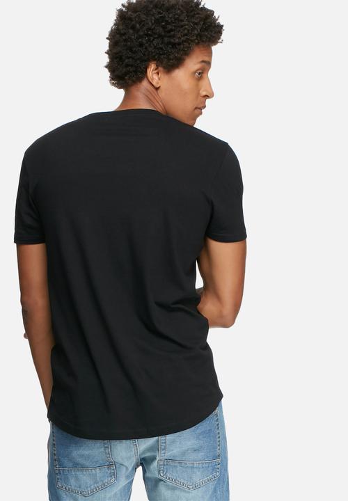basicthread - Curved hem longline tee