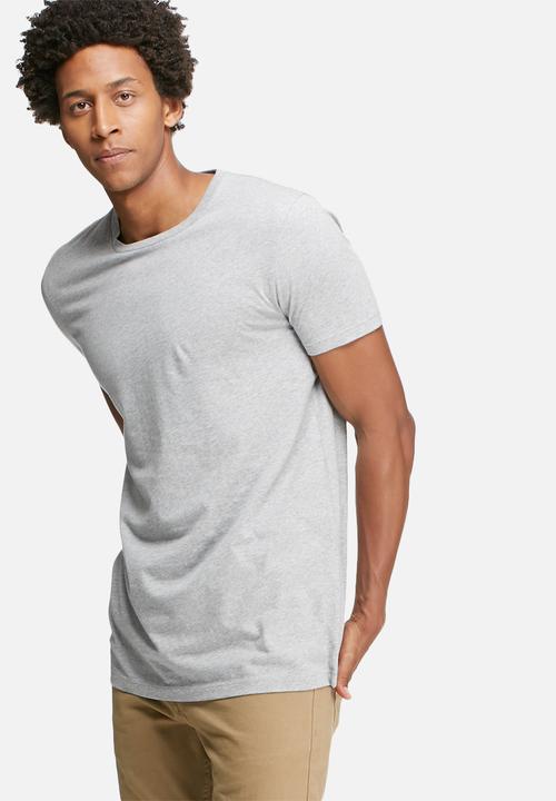 basicthread - Longline crew neck tee