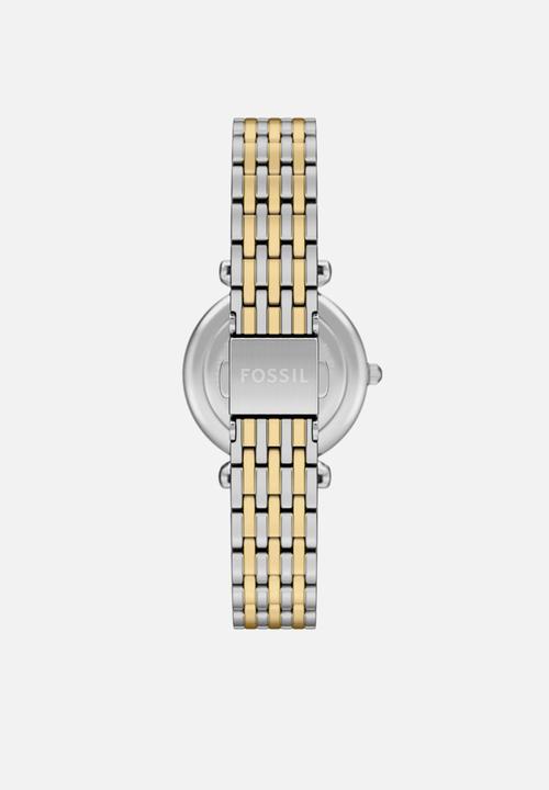 Fossil - Carlie Gift Set ES5450SET Watch TwoTone - Gold/Silver