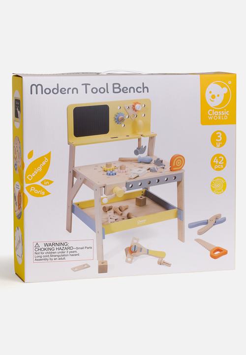Greenbean Learning - Classic World - Pretend & Play - Modern Tool Bench