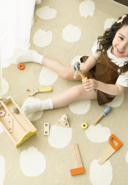 Greenbean Learning - Classic World - Pretend & Play - Wooden Carpenter Tool Set - 18pcs