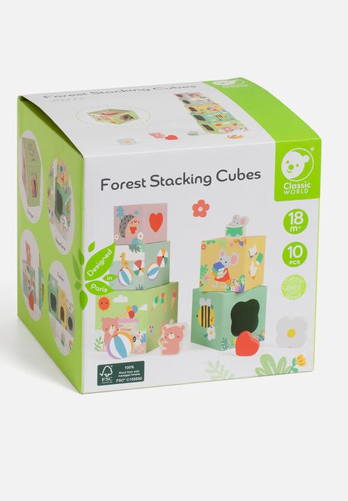 Greenbean Learning - Classic World - Forest Stacking Cubes