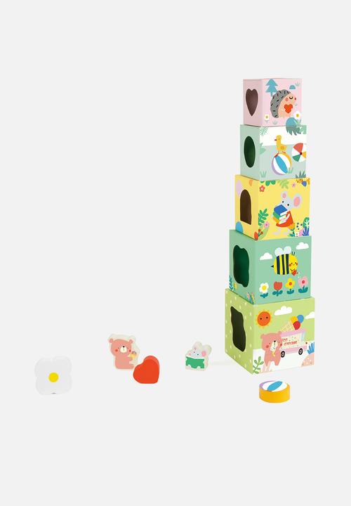 Greenbean Learning - Classic World - Forest Stacking Cubes