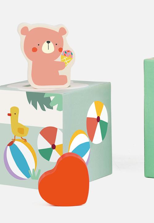 Greenbean Learning - Classic World - Forest Stacking Cubes
