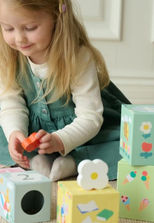 Greenbean Learning - Classic World - Forest Stacking Cubes