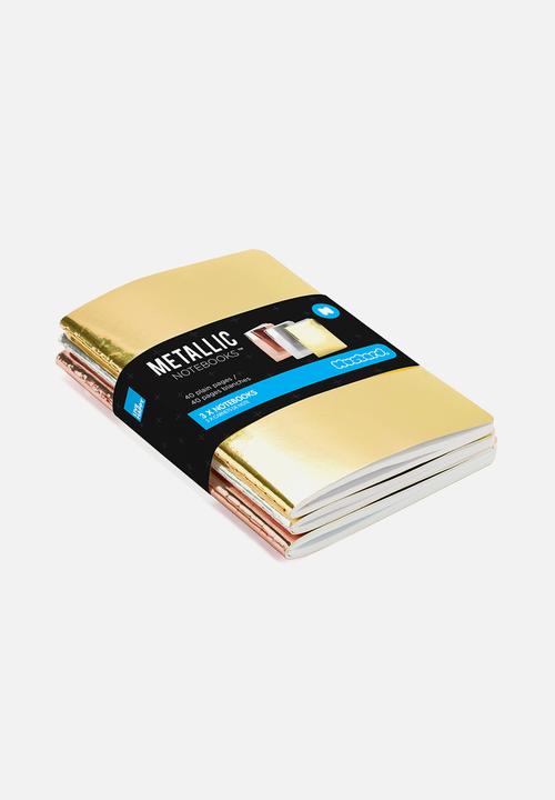 Mustard  - Metallic notebooks