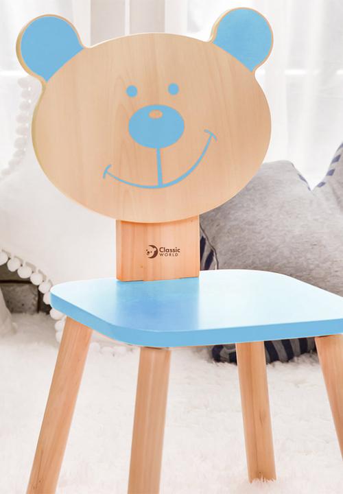 Greenbean Learning - Classic World - Bear Chair for Kids - Blue