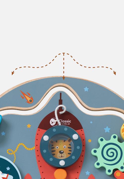 Greenbean Learning - Classic World - Rocket Busy Board Play Set