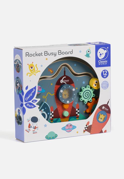 Greenbean Learning - Classic World - Rocket Busy Board Play Set