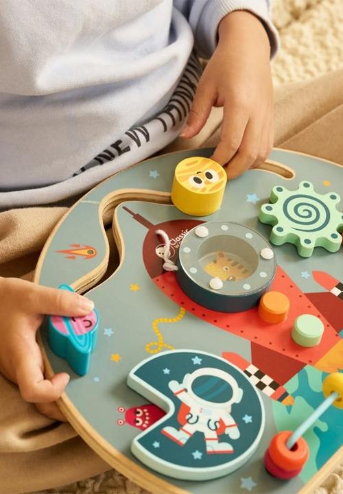 Greenbean Learning - Classic World - Rocket Busy Board Play Set