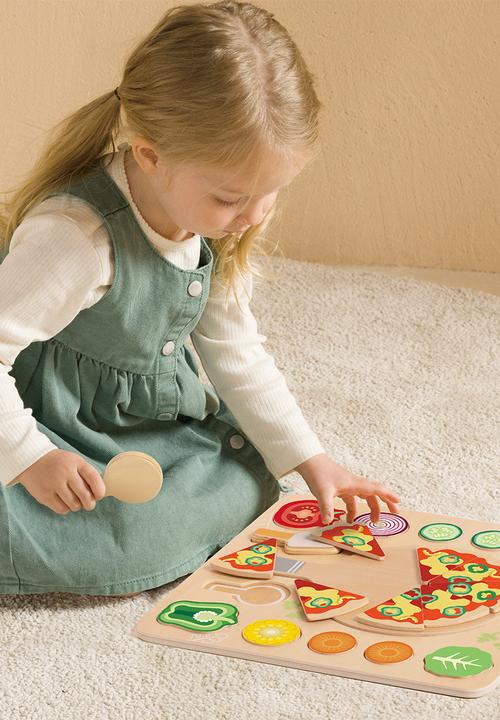 Greenbean Learning - Classic World - Wooden Puzzle - Pizza Maker - 22pcs