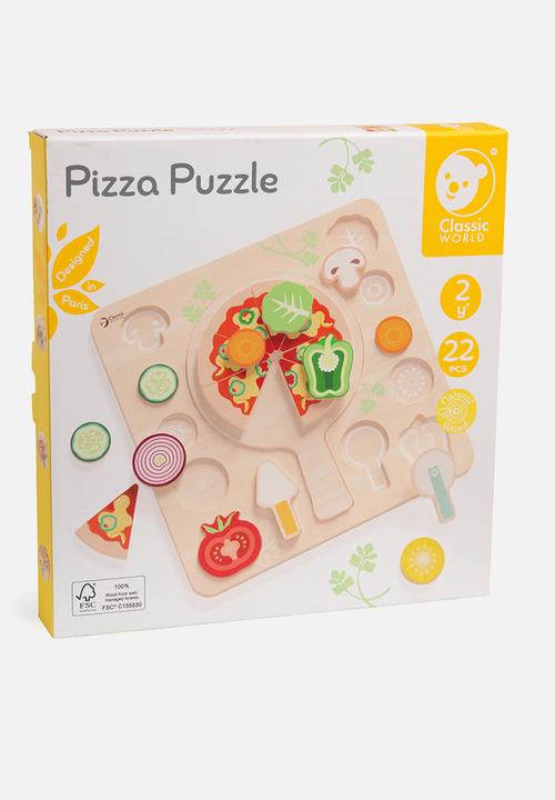Greenbean Learning - Classic World - Wooden Puzzle - Pizza Maker - 22pcs