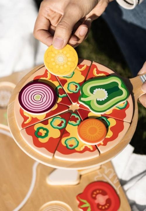 Greenbean Learning - Classic World - Wooden Puzzle - Pizza Maker - 22pcs