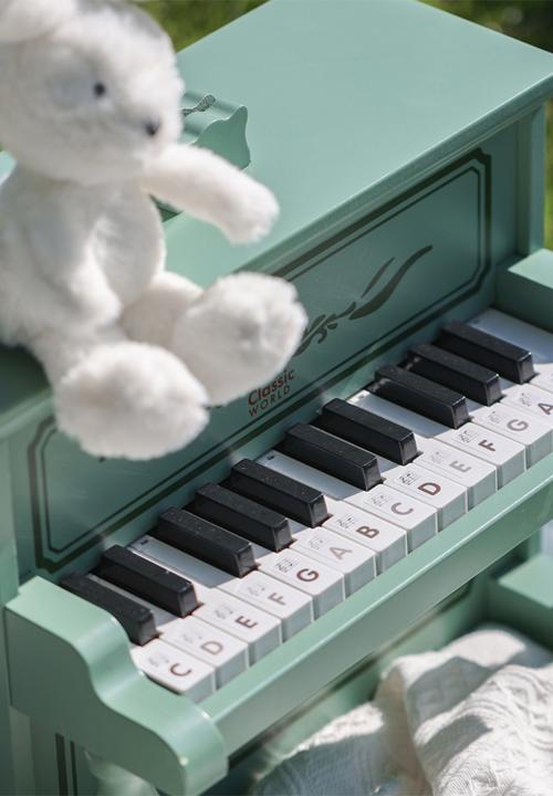 Greenbean Learning - Classic World - Pretend & Play - Wooden Vintage Piano