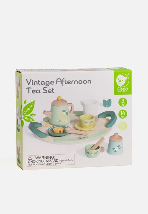 Greenbean Learning - Classic World - Pretend & Play - Vintage Afternoon Tea Set