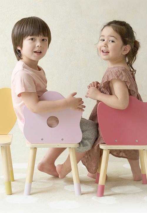 Greenbean Learning - Classic World - Wooden Kids Grace Chair - Flower