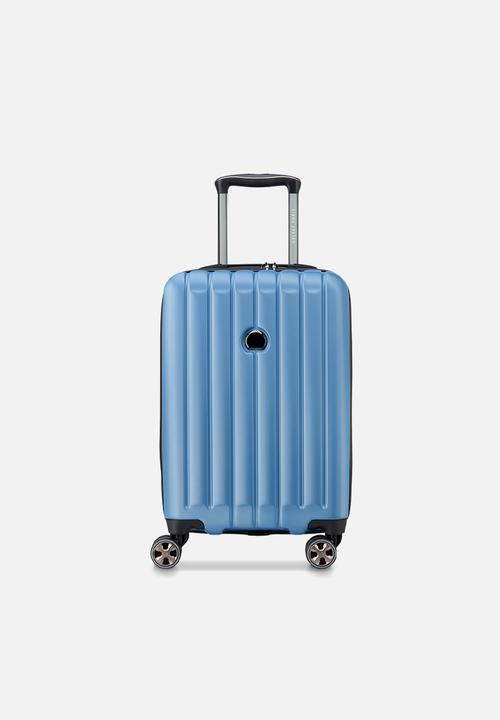 Delsey Small Longitude 55Cm Cabin Trolley Case - Blue