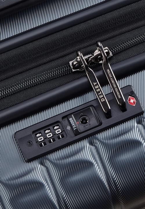 Delsey - Delsey Small Longitude 55Cm Cabin Trolley Case - Charcoal