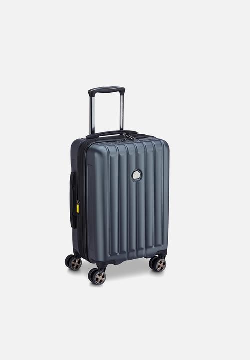 Delsey - Delsey Small Longitude 55Cm Cabin Trolley Case - Charcoal