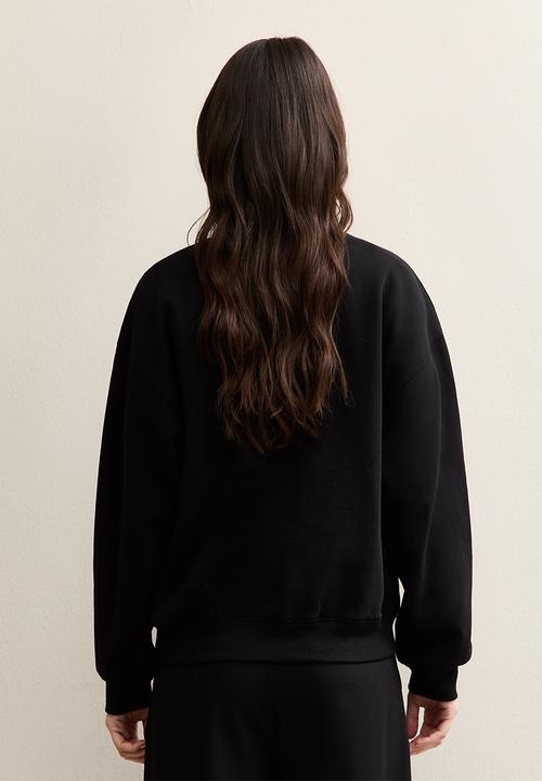 New Look - Vde helsinki sweat - black