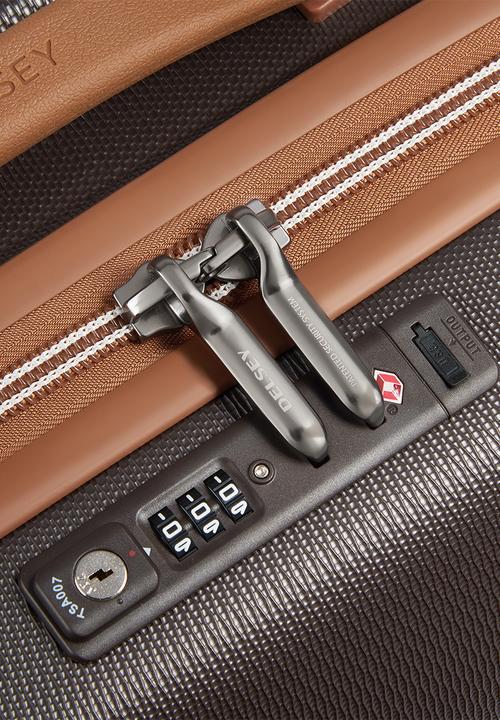 Delsey - Delsey Small Chatelet Air 2.0 55Cm 4Dw Cabin Trolley Case - Chocolate