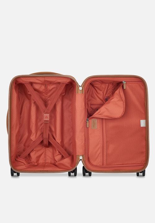 Delsey - Delsey Small Chatelet Air 2.0 55Cm 4Dw Cabin Trolley Case - Chocolate