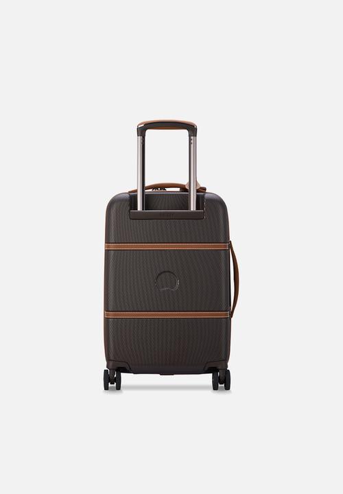 Delsey - Delsey Small Chatelet Air 2.0 55Cm 4Dw Cabin Trolley Case - Chocolate