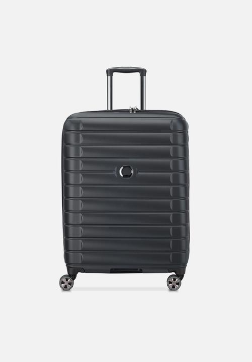 Delsey Medium Shadow 5.0 70Cm 4Dw Trolley Case - Black