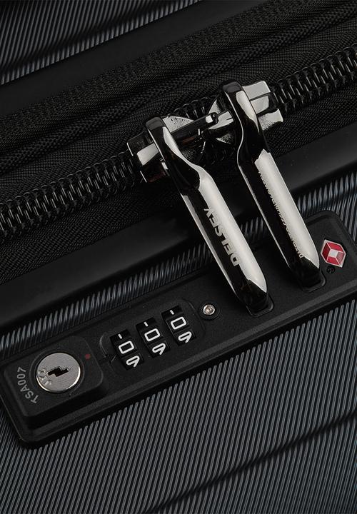 Delsey - Delsey Medium Shadow 5.0 70Cm 4Dw Trolley Case - Black