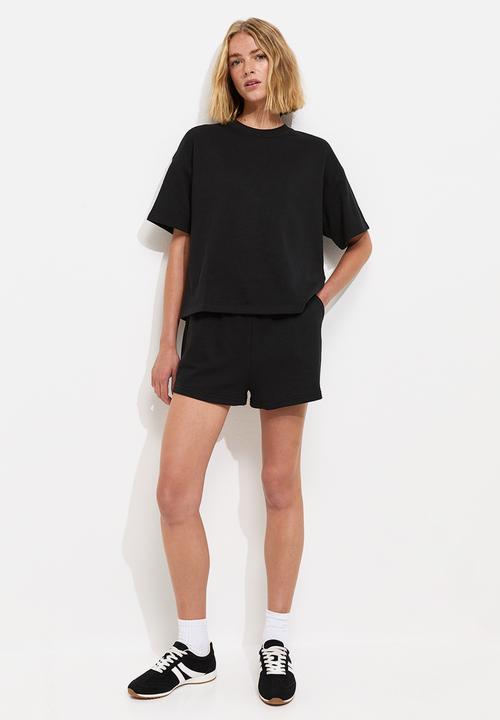 New Look - Vde sweat t-shirt - black