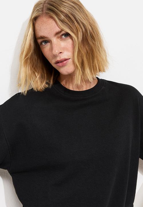 New Look - Vde sweat t-shirt - black