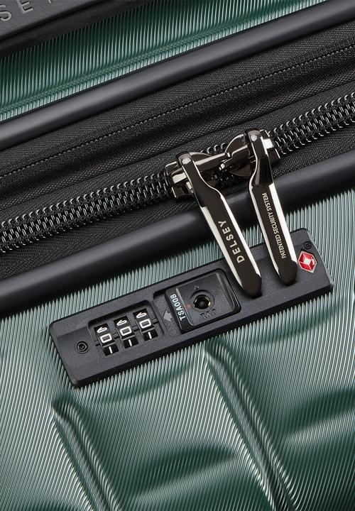 Delsey - Delsey Medium Longitude 69Cm Trolley Case - Green