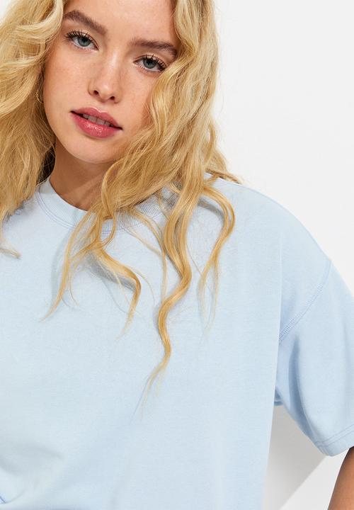 New Look - Vde sweat t-shirt - light blue
