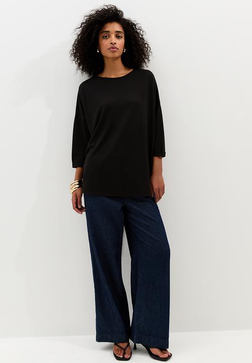 New Look - Cs vde bella knit top - black