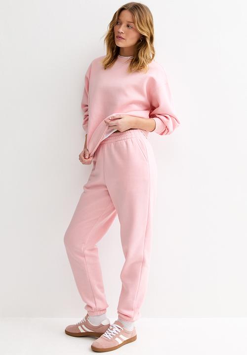 New Look - Vde cuffed jogger - light pink
