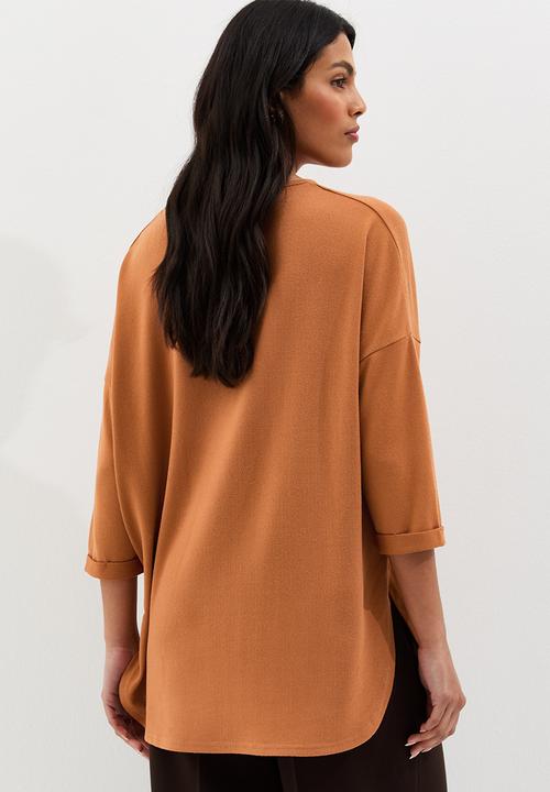 New Look - Cs vde bella knit top - tan