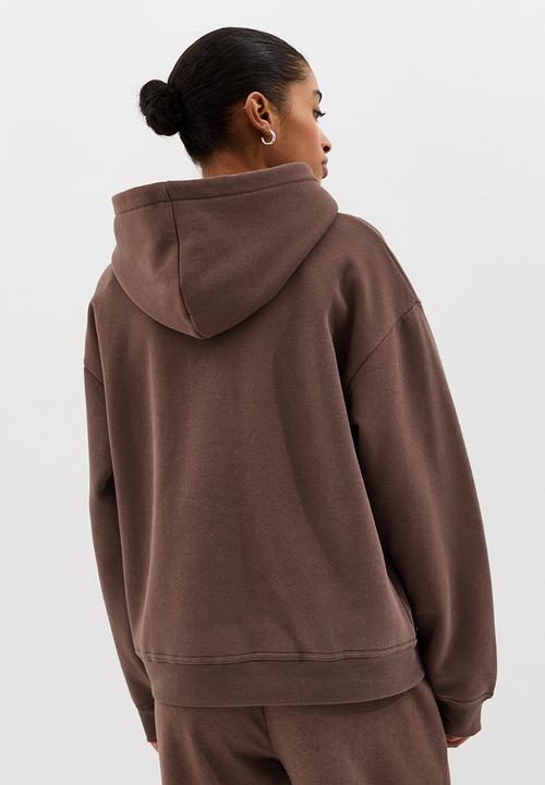 New Look - Vde hoodie - dark brown