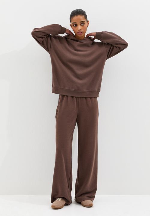 New Look - Vde hoodie - dark brown